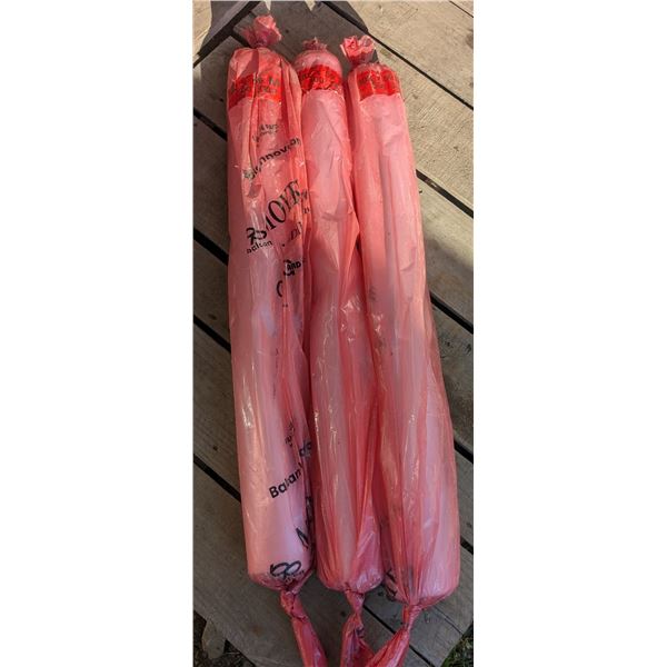 (3) NEW Rolls of Medium Poly, 102”x 59’