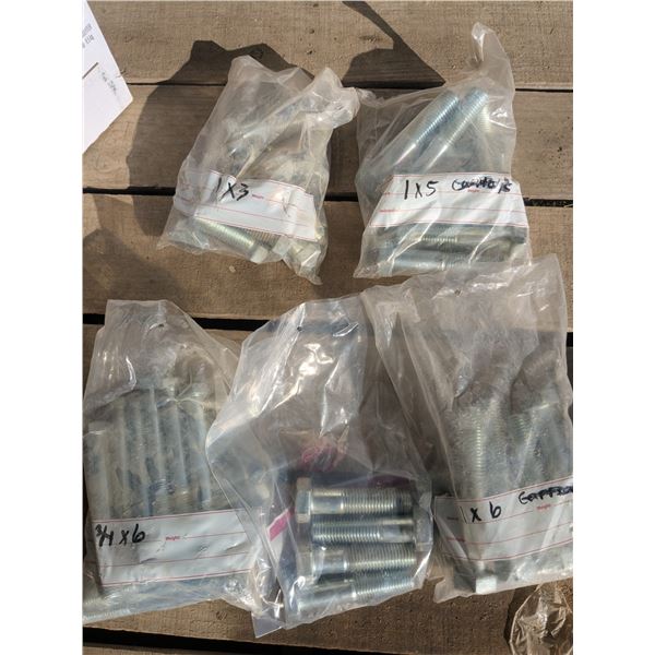 (5) Bags Assorted Bolts – ¾” and 1”
