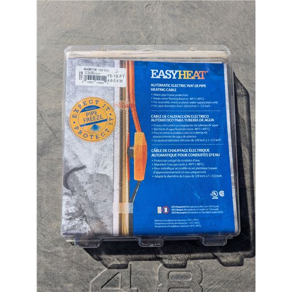 NEW Waterpipe Heating Cable, 15-19’