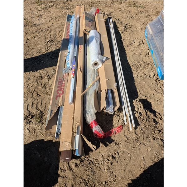 Mixed Pallet of Construction Supplies – Trim, Poly, etc.