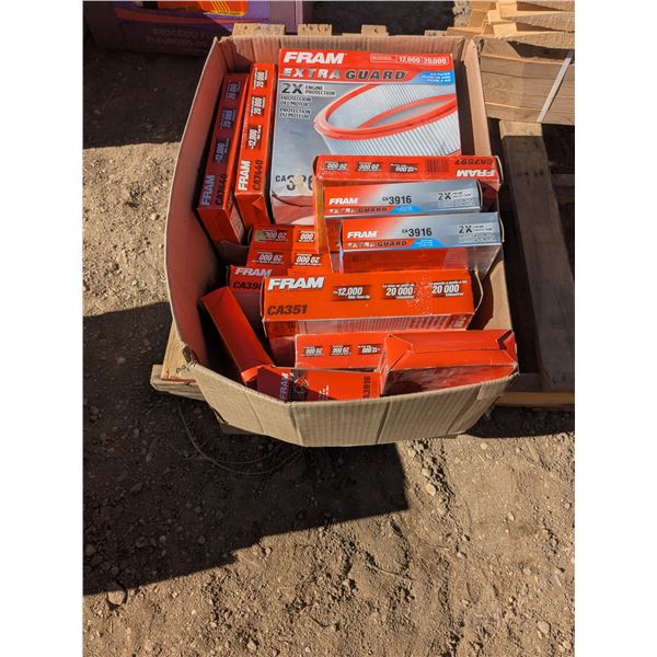 Large Box of NEW Assorted Automotive Air Filters