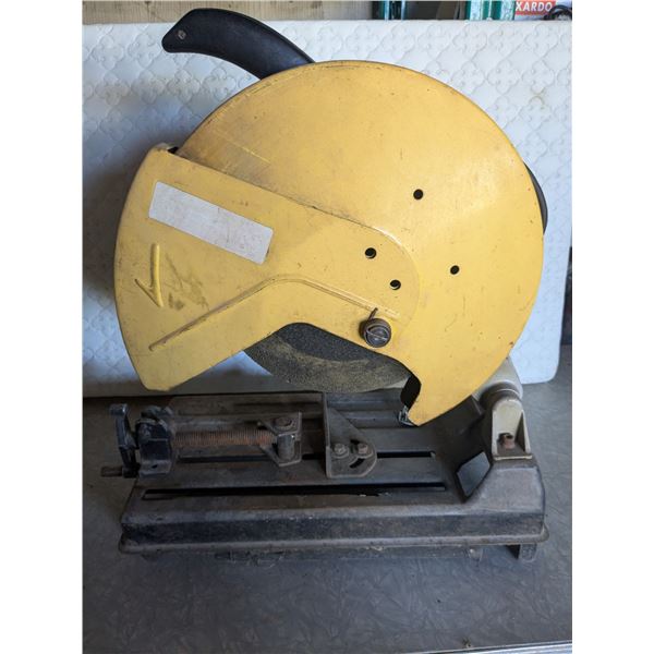 14" Steel Chop Saw - Working