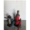 Image 2 : (2) Bottle Jacks, Milk Crate