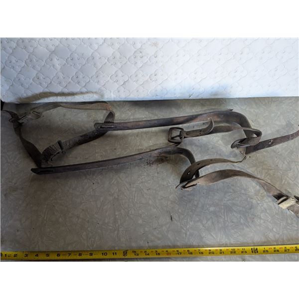 Vintage Lineman Pole Climbing Spikes