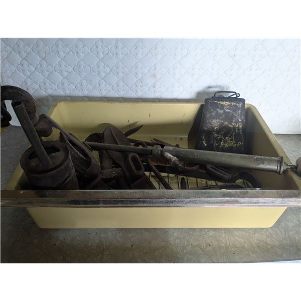 Mixed Vintage Hardware & Farm tool Lot