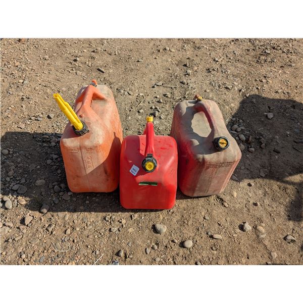 (3) 5-Gal Jerry Cans