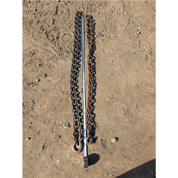 (2) 3/8” Logging Chains ~ 10’ Long