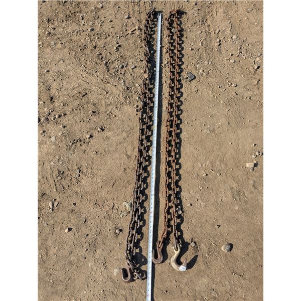 (2) 3/8” Logging Chains ~ 12.5’ Long