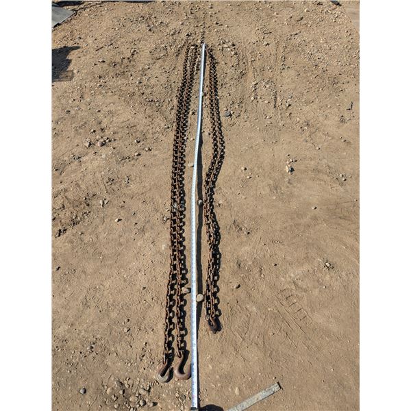 (2) 5/16” Logging Chains ~ 20’ Long