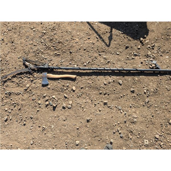 Extendable Pole Saw, Hatchet
