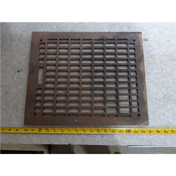 Vintage Cast Iron Floor Grate