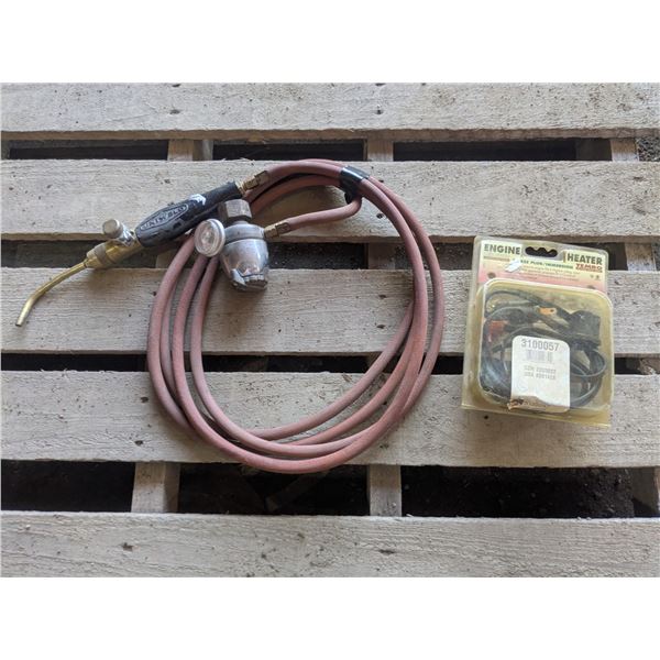 Uniweld Acetylene Plumbing Torch, Block Heater Cord