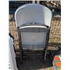 Image 2 : (3) Plastic Folding Chairs