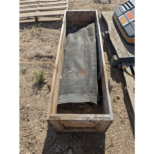 Swather Belt, Wooden Crate – 56”x 17”x 15”h