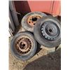 Image 1 : (3) Assorted Tires on Rims