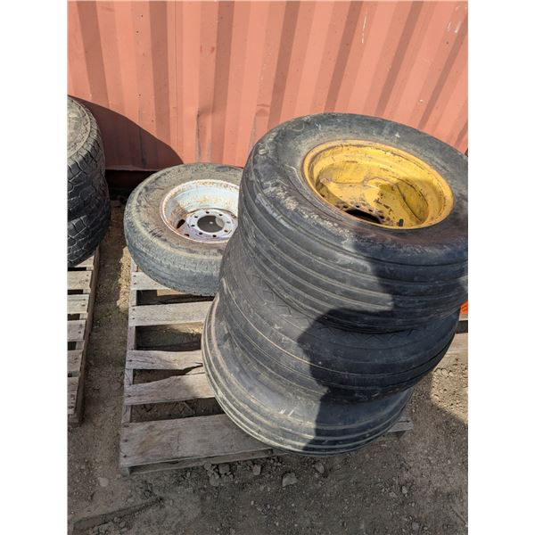 Trailer Tire, (3) Implement Tires
