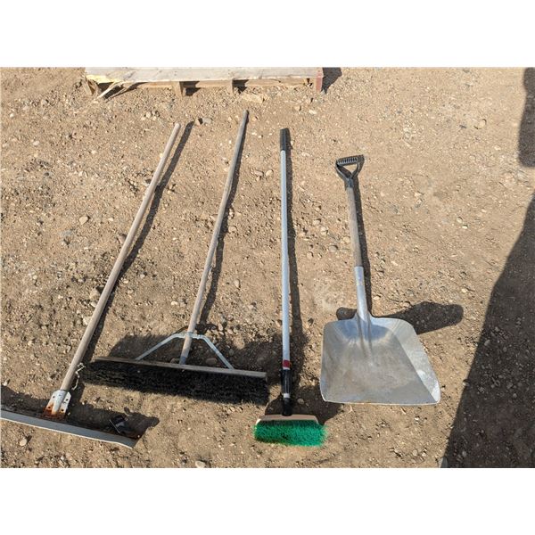 Broom, Squeegee, Deck Brush, Scoop Shovel