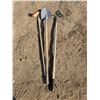 Image 1 : Spade, (2) Garden Hoes
