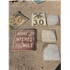 Image 1 : Assorted Road Signs inc. (3) Blanks