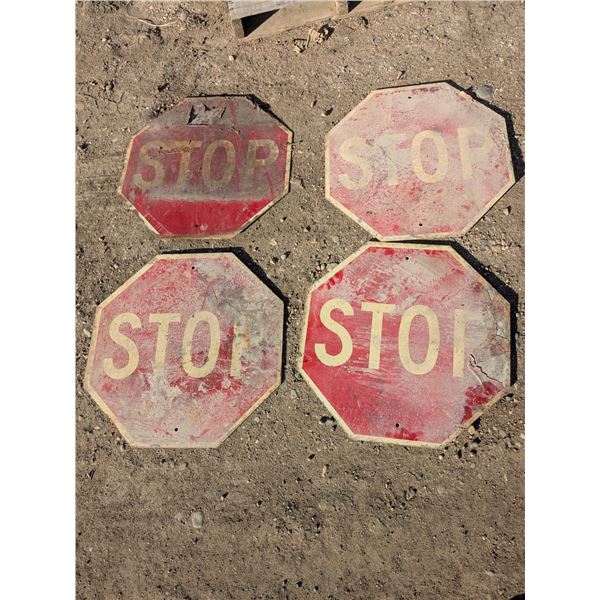 (4) Stop Signs