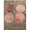 Image 1 : (4) Stop Signs
