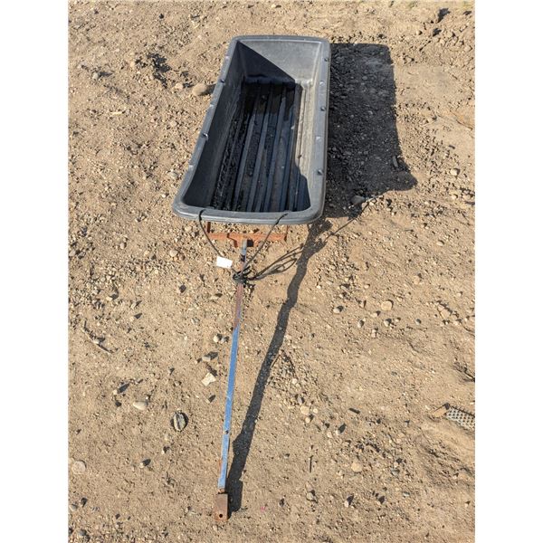 Plastic Calf Sled w/ Hitch for Snowmobile