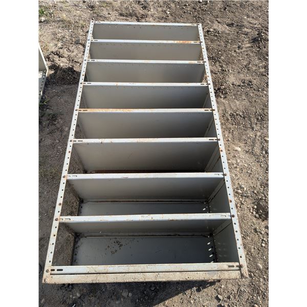Steel Shelves – 36”x 18”x 75”h