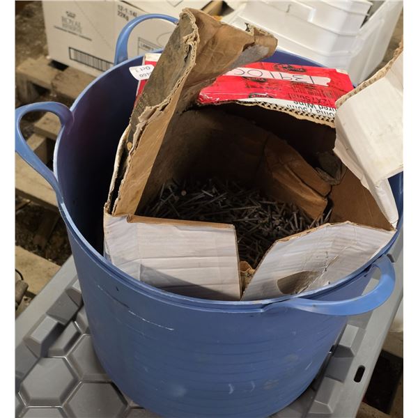 Bucket of nails