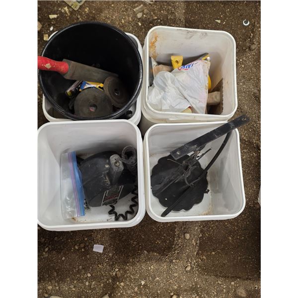 Bucket of misc tools