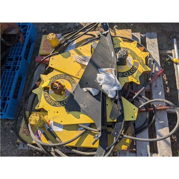 (2) Roto-Shear Combine Attachments w/ All Hardware