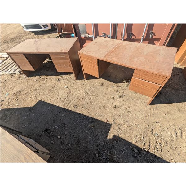 (2) MDF Teacher Desks - 60"x 30"x 29"h