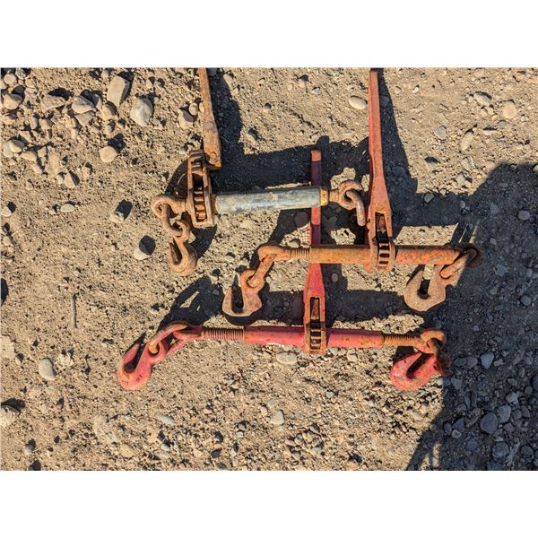 (3) Ratcheting Chain Tighteners