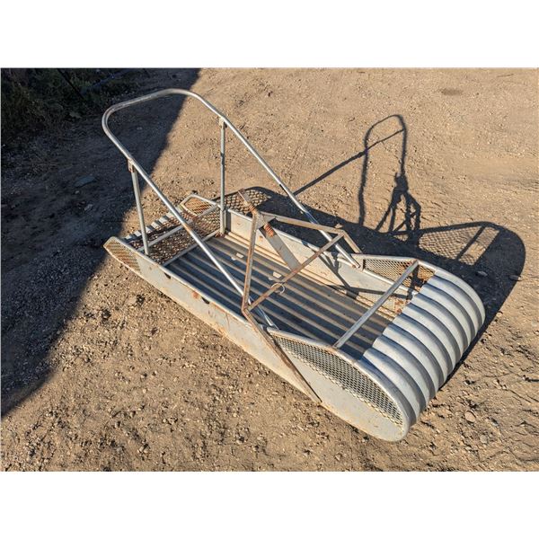 Steel 2-in-1 Sled for Behind Snowmobile