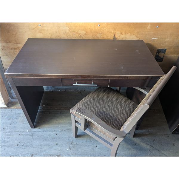Desk & Chair – Desk: 48”x 24”x 31”h.  **Item Condition May Vary*