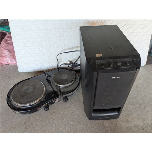 Subwoofer & Dual Element Hotplate