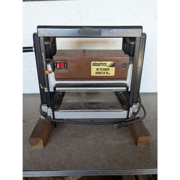 Benchmark Plus 10” Planer w/ Extra Parts & Tools