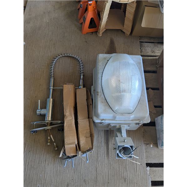 250W Yard Light, Kitchen Sink Sprayer, “Shelter Logic” Anchors