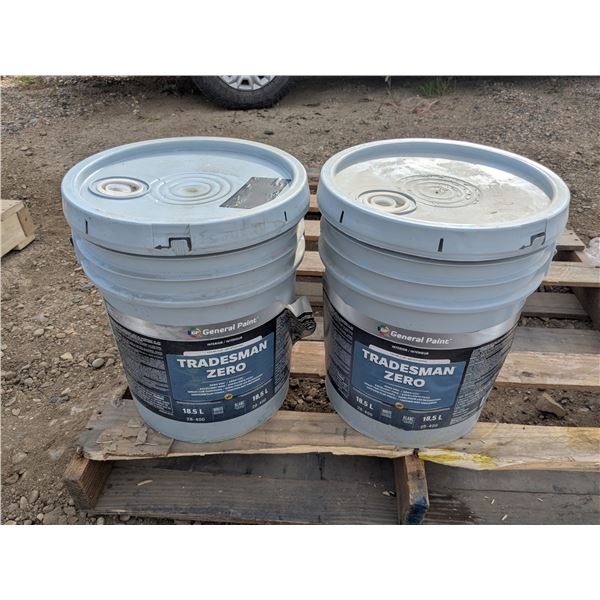 10 Gallons Tradesman Zero Interior Paint – White