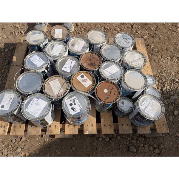 Pallet Lot – Full and Partial Assorted Ecologic Paints