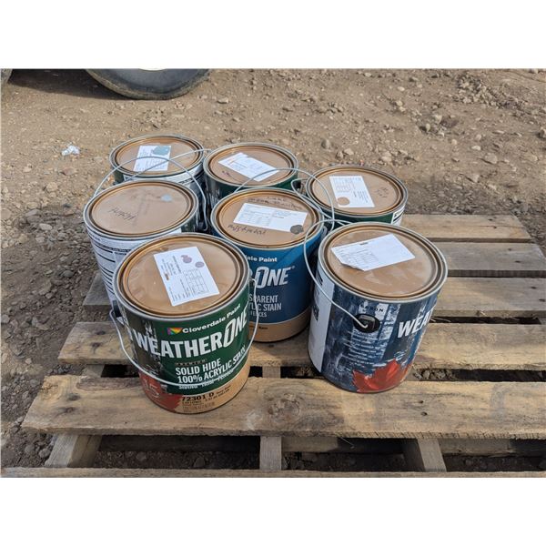 Weather One Paint Lot ** Full and Partial Cans
