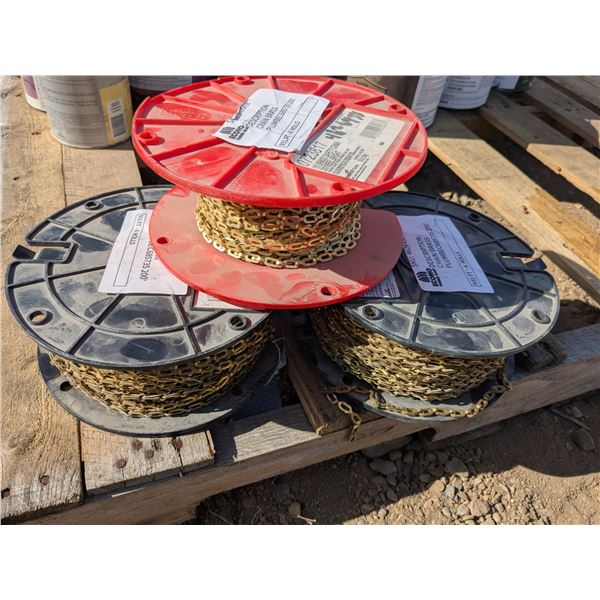 (3) Rolls Brass Chain