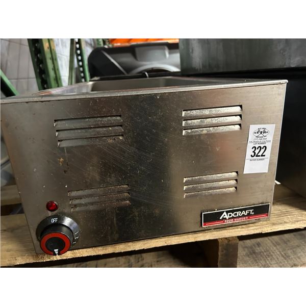 Adcraft Elongated Food Warmer