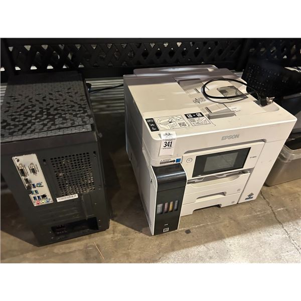 Epson Desk MFC, Desk Top Computer, Bin w/Peripherals