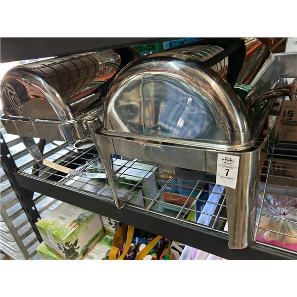 3-Dome Lid Chafing Dishes - 3 X $