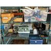 Image 1 : Silk Florals, Brother Touch Labeler, Basket, Supplies on Rack