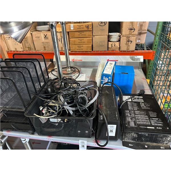 Public Intelligent LED Color System, UPS, Office Sorter, Ext. Cords