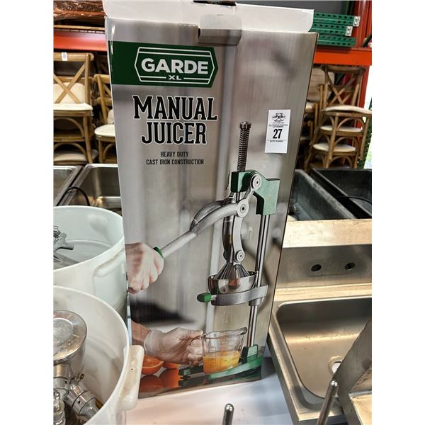 Garde  XL  Manual Juicer