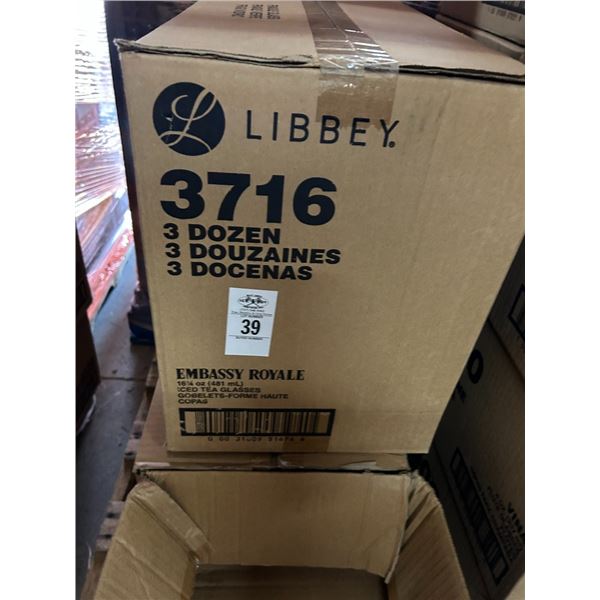 Libby Embassey Royal Ice Tea Glasses -  2 1/2 Cases