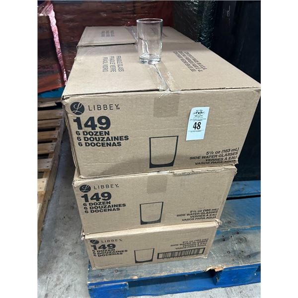6-Libby Water Glasses   6/Doz/EA   - 6 X $
