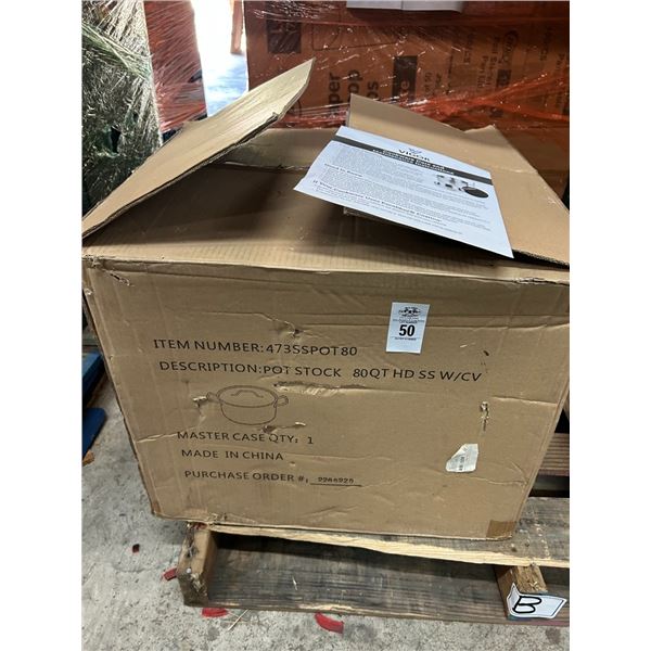 80  QT  Stockpot In Box